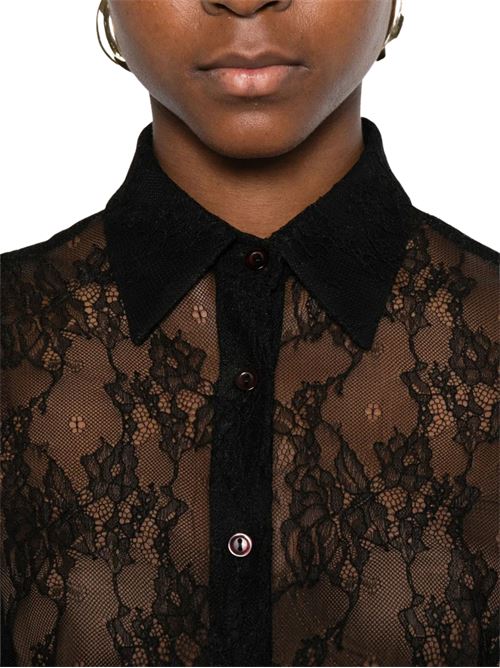 Lace shirt THE NINA STUDIO | N2723LACEBLACK